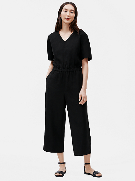 eileen fisher organic cotton jumpsuit