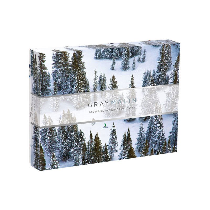 Galison Gray Malin The Snow Double Sided 500 Piece Jigsaw Puzzle by