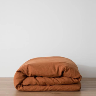 Cultiver Cedar Linen Duvet Cover