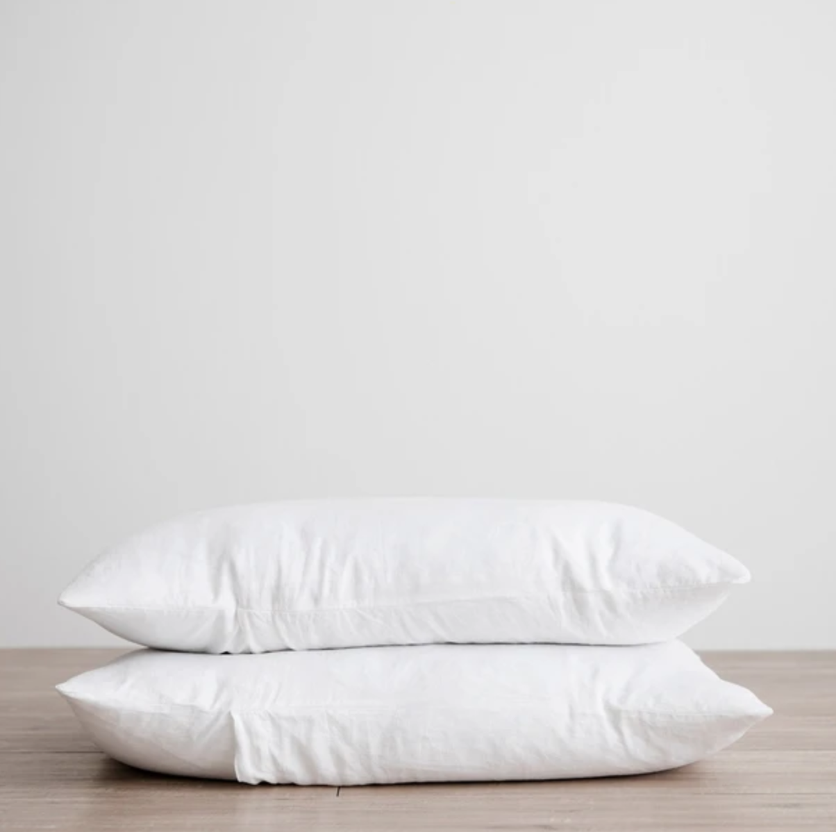 Cultiver Set of 2 Linen Pillowcases White by Cultiver Dwell