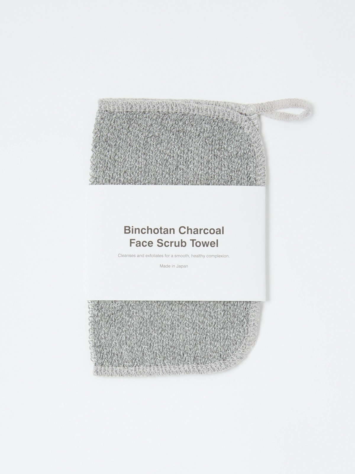 Morihata Binchotan Charcoal Face Scrub Towel by Amazon Dwell