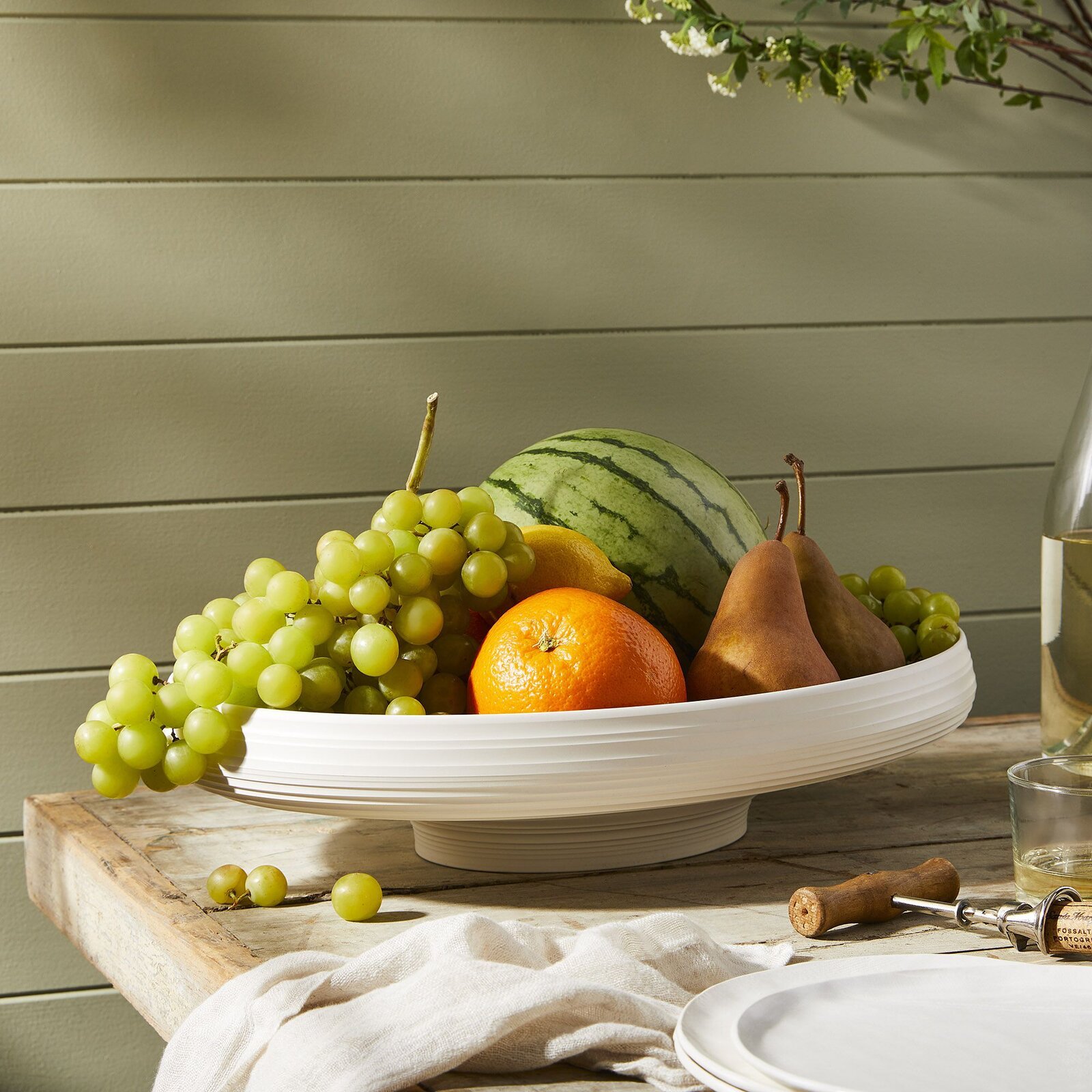 Guzzini Recycled Tierra Oval Fruit Bowl by Food52 - Dwell