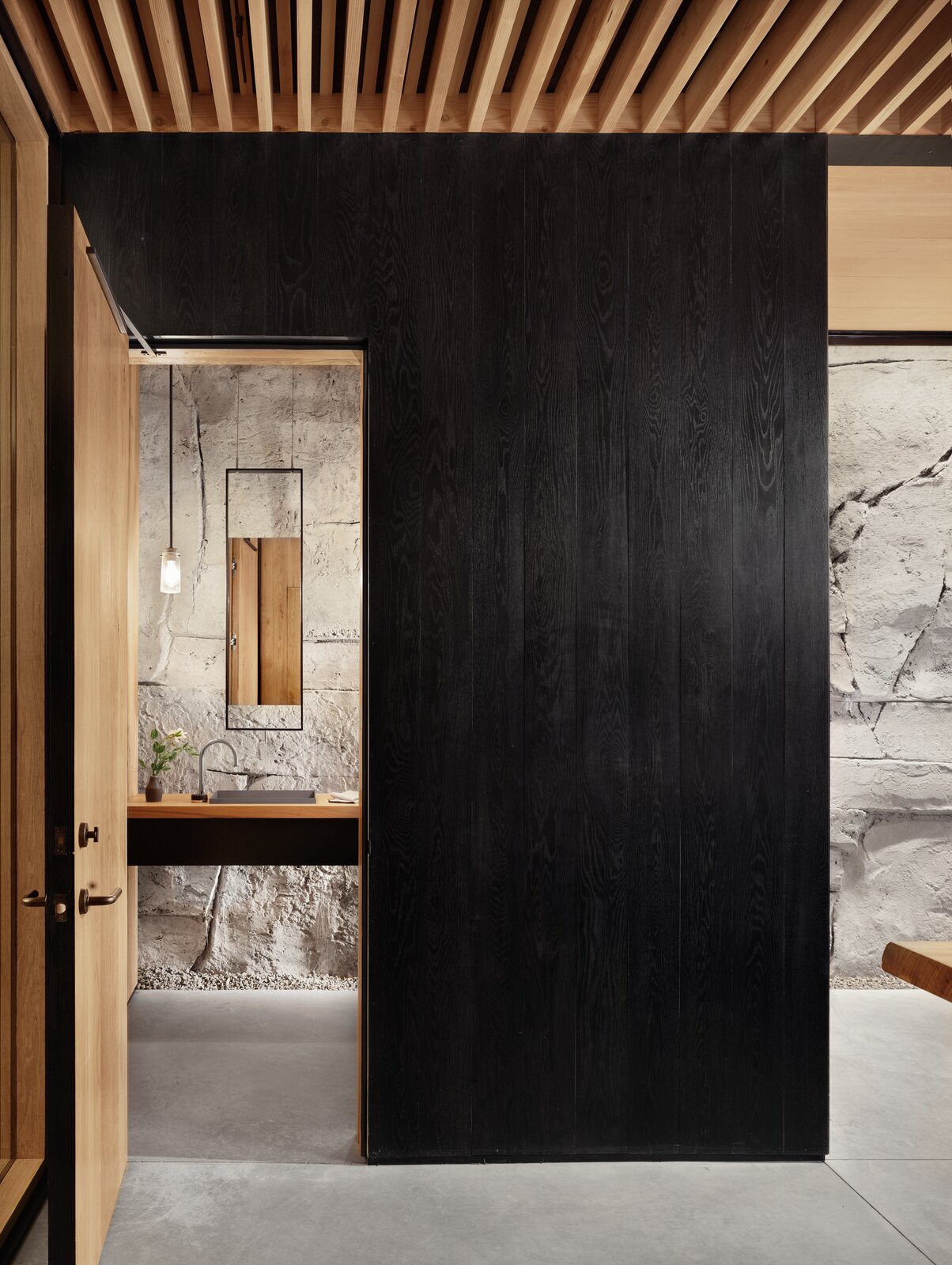 Image showcasing Photo 8 of 10 in A Private Wine Cave Is Built Into a Limestone Hillside ...
