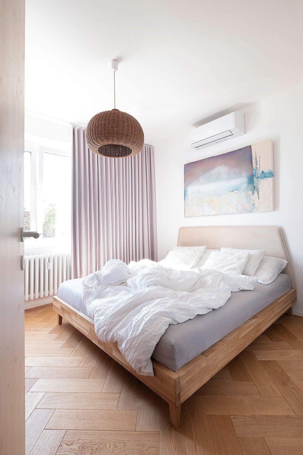 View of Photo 9 of 15 in A Brutalist ’60s Apartment Gets a Bright and Airy ...