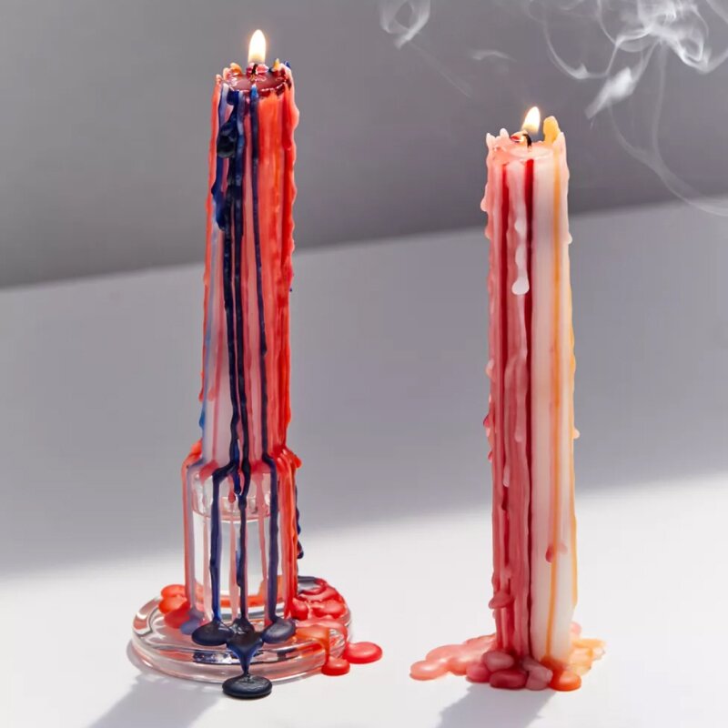 Urban Outfitters Color Drip Candlestick Set by Urban Outfitters Dwell