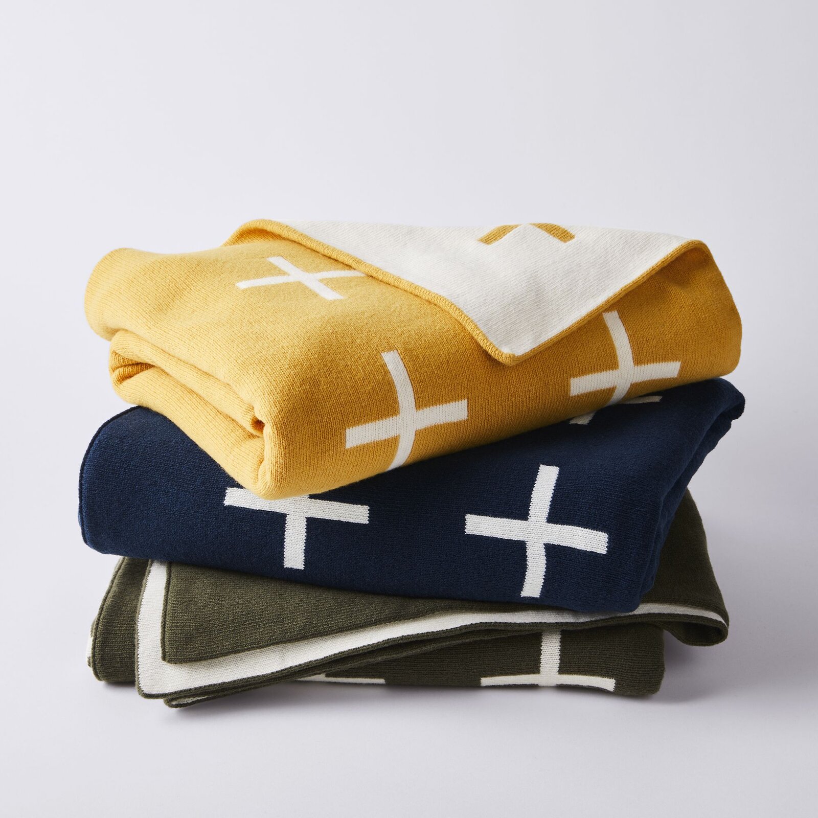 Hawkins New York Wool Blend Cross Throw Blanket by Food52 Dwell