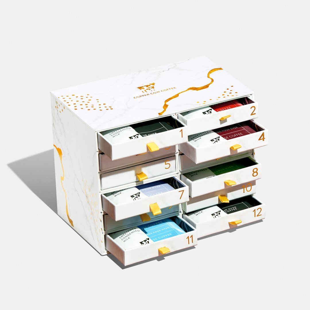 Copper Cow Coffee 12 Days of Pour Over Advent Calendar by Copper Cow Coffee - Dwell