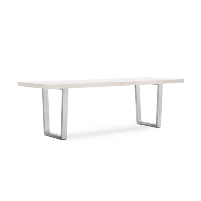 Mitchell Gold + Bob Williams Kimora White Dining Table by Mitchell Gold