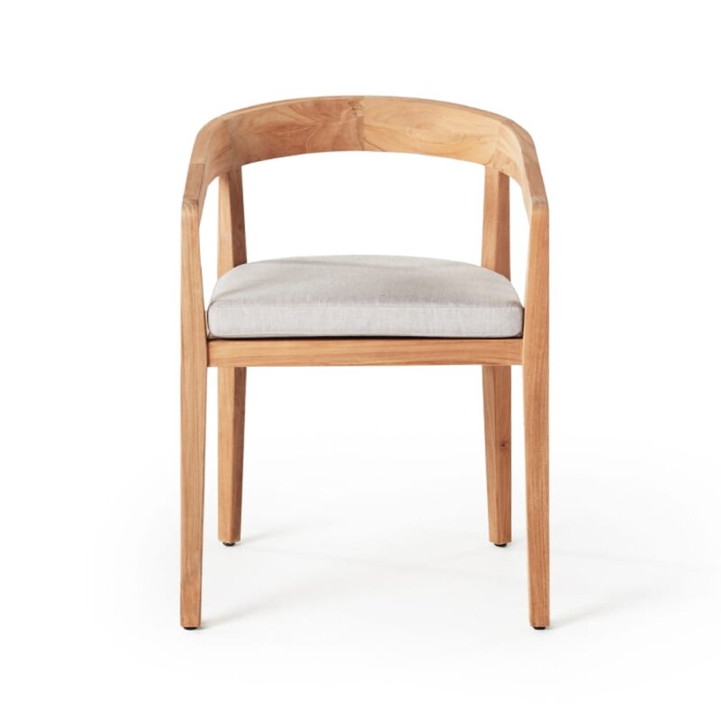 Terra Outdoor Cavallo Dining Chair in Teak by Terra Outdoor Dwell