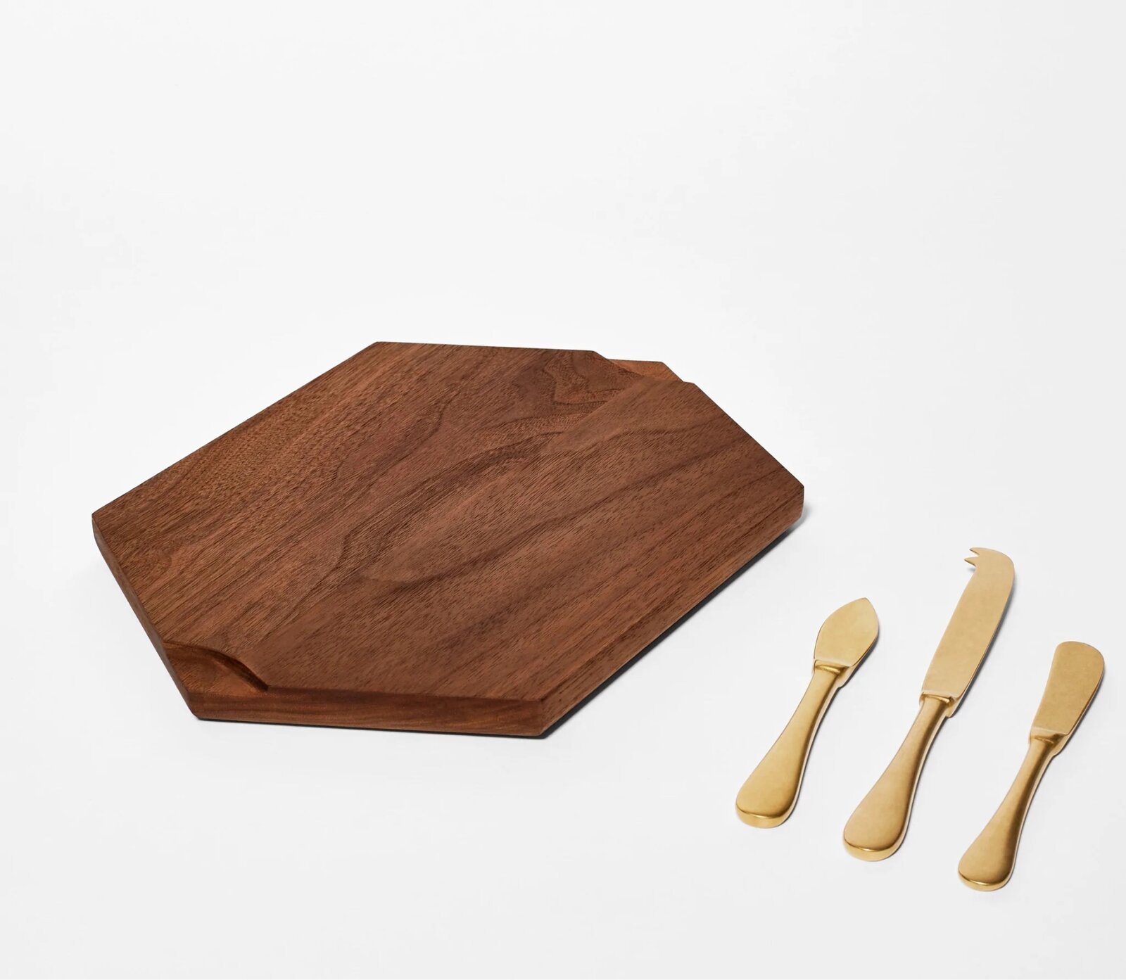 Snowe Walnut Cheese Board Set by Dwell Dwell