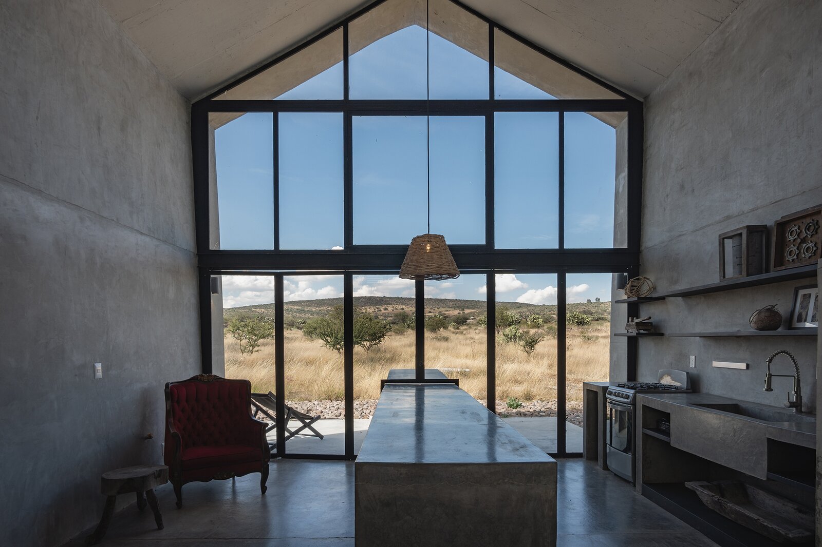 Photo 4 of 10 in Concrete Is King in This Monumental Home That Just Hit