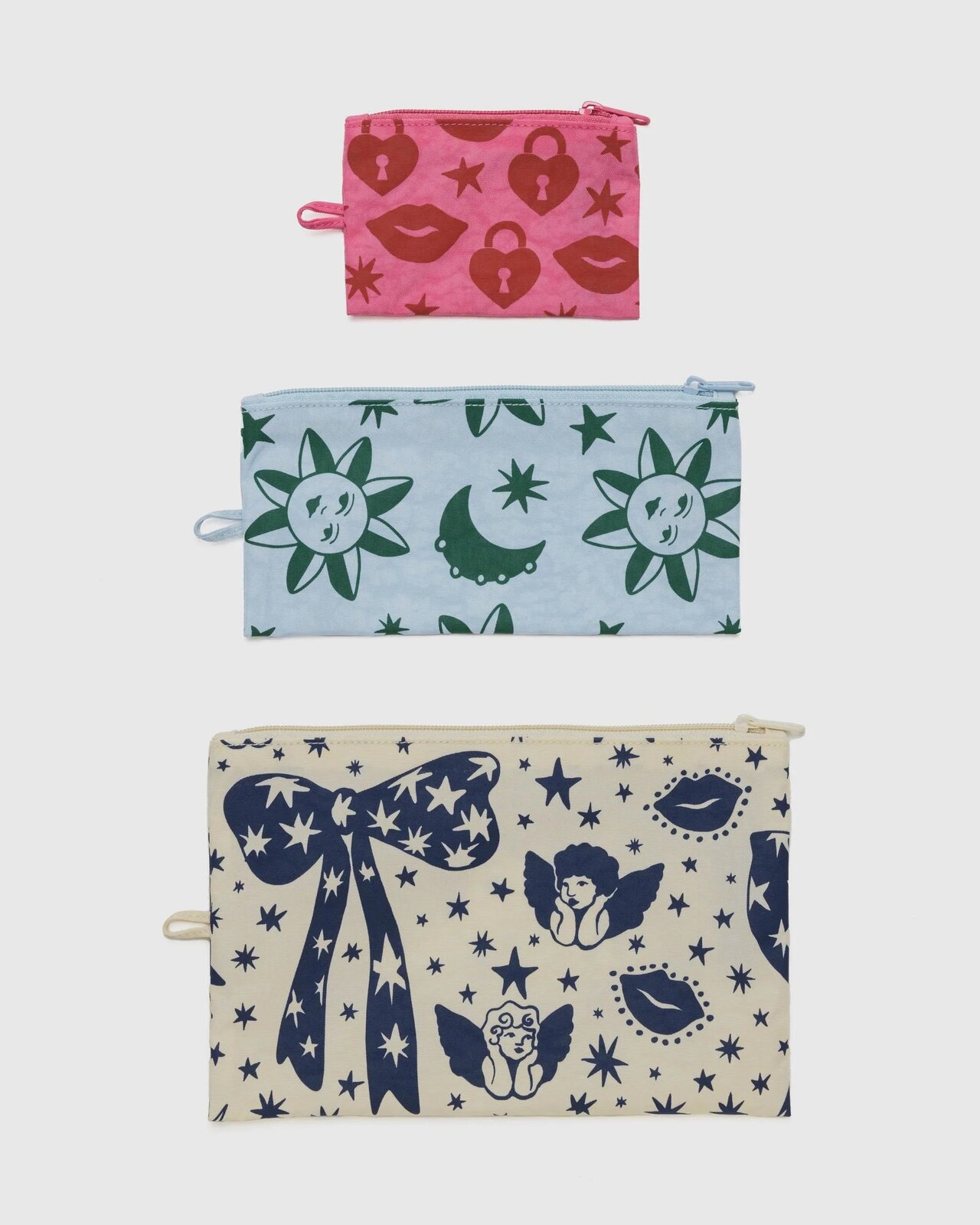 BAGGU Flat Pouch Set - Yarn Harbor