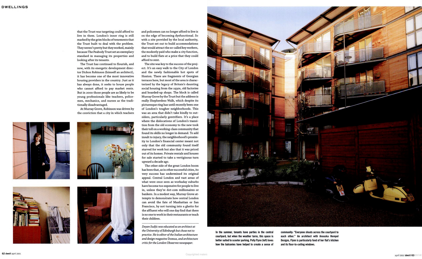 Aus Archiv: Innerhalb des Pioneeping Prefab -Gehäusekomplexes in London