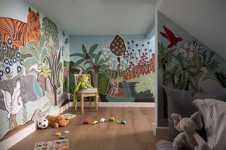 How They Pulled It Off: A Secret Jungle Playroom—That You Enter Through a Hidden Console Door
