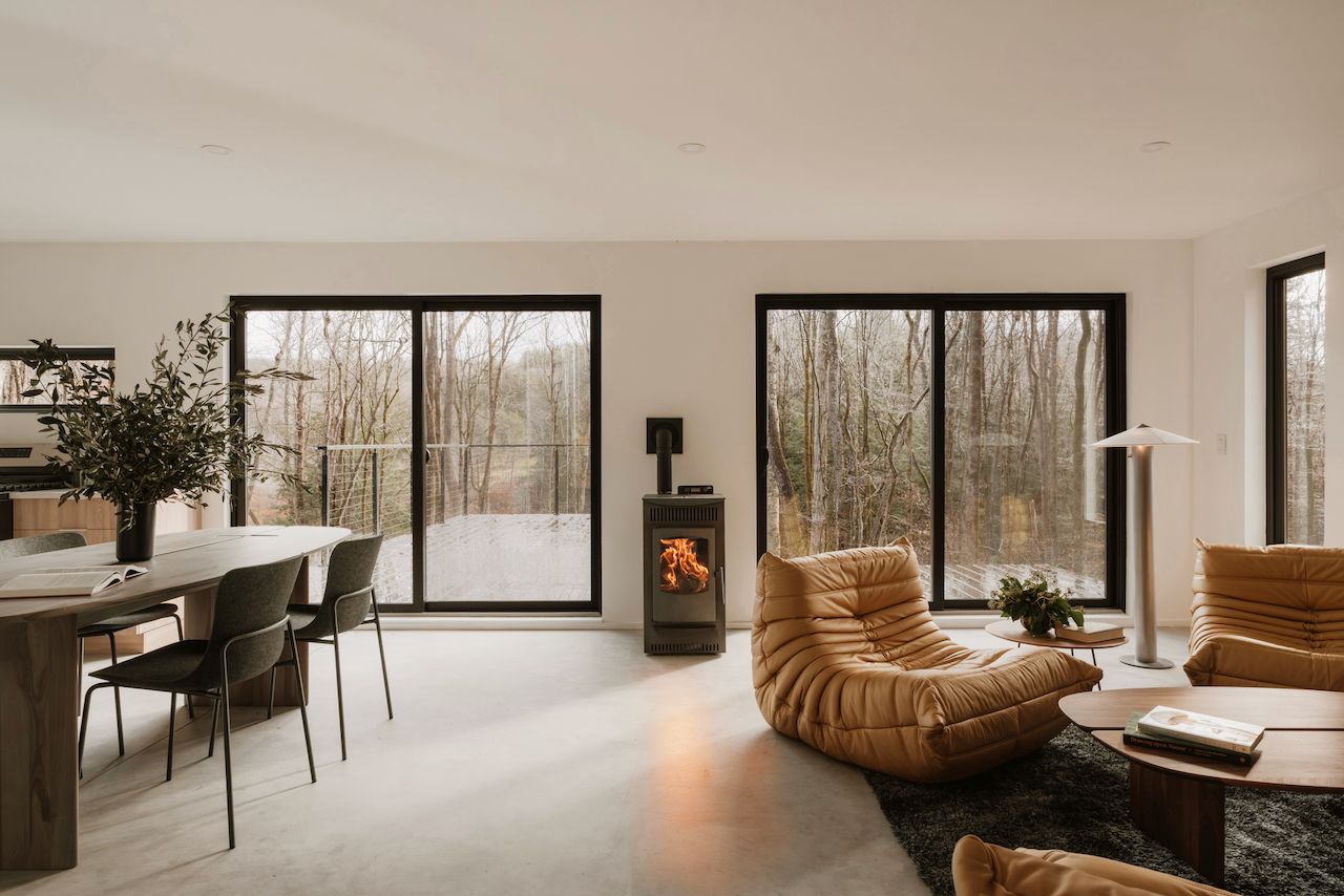 View of Photo 2 of 14 in Scoop Up This Solar Powered, Off-Grid Catskills Cabin ...