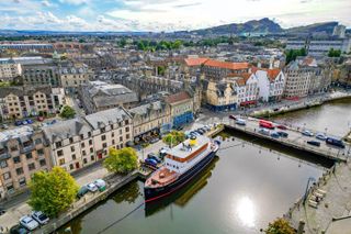 One Night in a 1919 Ship Turned Floating Hotel in Edinburgh