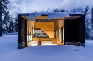 Budget Breakdown: Their $1.2M Berkshires Cabin Is Tiny—But It Has a Massive Wall of Glass