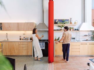 A São Paulo Home Stages a Showdown Between Matching Indoor and Outdoor Kitchens