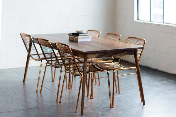 Modern Furniture Dining Kitchen Tables Dwell Fernweh Woodworking Walnut Dining Table