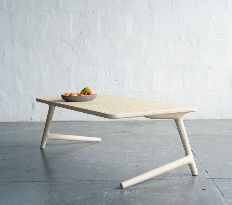 Fernweh Woodworking The Coffee Table White Ash by Fernweh Woodworking