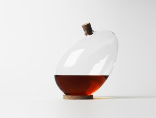 British industrial designer Sebastian Bergne created the Egg decanter, a hand-blown borosilicate glass vessel produced by Designerbox in 2014.