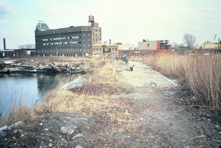 A look at the misused park site before it was transformed by artist Mark di Suvero.