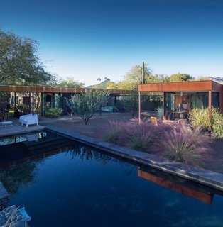 We'll also take you to the Heiny Residence, a midcentury modern house in which the current homeowners have lived in for the last 30 years. Designer Scott Roeder of StudioROEDER reworked the original 1958 design that was composed of two separate masonry structures linked by a series of trellises and gardens. Roeder's goal was to expand the interior space and outdoor gardens while sticking to the confines of the original footprint.