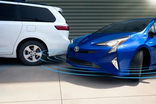 Hitting the Road With the Newest Hybrid Technologies - Photo 6 of 8 - For those who find it stressful to park—especially when living in congested urban areas—the available Intelligent Clearance Sonar (ICS)* carefully scans for surfaces and objects. When it senses a possible collision, it will automatically reduce the engine, apply the brakes, and emit an alarm. An Intelligent Parking Assist (IPA)** option is also available. </p><p>*Intelligent Clearance Sonar (ICS) is designed to assist drivers in avoiding potential collisions at speeds of 9 mph or less. Certain vehicle and environmental factors, including an object’s shape and composition, may affect the ability of the ICS to detect it. Always look around outside the vehicle and use mirrors to confirm clearance. See the Owner’s Manual for details. **The Intelligent Parking Assist system requires driver brake control. Always look around outside the vehicle and use mirrors to confirm clearance.