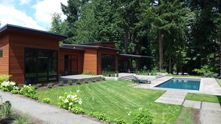 Dwell Home Tours Makes its Way to Portland - Photo 17 of 17 - From the back of the house, two 15-foot bi-folding doors from Centor fully open up into the main living area. 