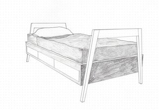 The Everyday Carry of an Architect:
Jon Handley of Pulltab - Photo 1 of 3 - Jon Handley and Melissa Baker of Pulltab designed this twin-size children's bed with built-in storage in 2014.
