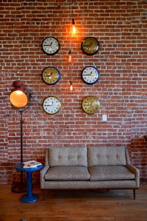 In the retail section of the space, you’ll find different room-like vignettes that make you feel like you’re in a house, rather than a century-old warehouse retail space. 