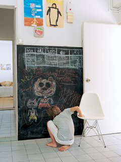 You can't go wrong with a chalkboard wall.