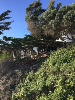 The house blends perfectly into the land, just as Gesner had wanted. He finishes his story with, "The Sandcastle is a dream place—built with love." 