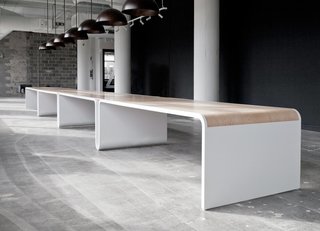 They also built custom tables for General Assembly in Atlanta. 