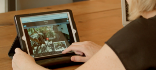 When Lorenzen is in the back garden house, she can receive an alert when someone is at the front door or in the garden. She uses the Nest app on her iPad, where she can review video playback of activity from the last three hours. She can also talk and listen through the app if needed. 