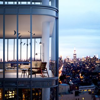 Though Renzo Piano Building Workshop is known for creating impeccable commercial structures, their internationally-acclaimed expertise made them the right team for the job to envision and build 565 Broome Street. The dual glass towers of the 30-story building will rise to 290 feet and will house living quarters ranging from studios costing $1 million to full-floor homes priced at around $20 million. 