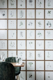 The Revived Maison du Danemark Brings Two New Danish Restaurants to Paris - Photo 3 of 9 - To evoke a connection to nature throughout the space, GamFratesi installed large botanical wall displays and plenty of greenery. 