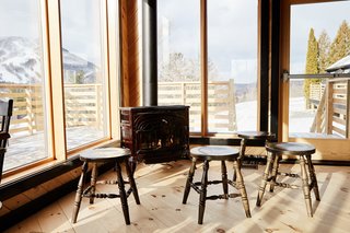 A Modern Mountain Lodge That Will Make You Love Winter Like Never Before - Photo 10 of 13 - The restaurant looks out to 270-degree views of the Catskill Mountains and takes in ample natural light.