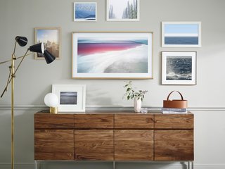 Rather than allowing your TV to take up valuable wall space while not in use, you can now bring a multifunctional and inspirational art gallery into your home.