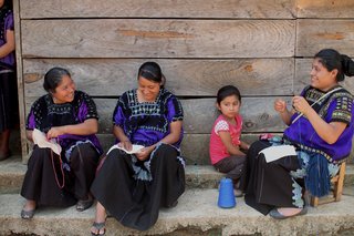 Korimi’s community is made up of several groups of artisans that have different dialects and traditions—but are all united by a love for textiles. From their Instagram: "Guillermo is responsible for planning and project management while Margarita, Cecilia, and Mari coordinate designs and field training in order to create sources of solid work for the women of Chiapas." 