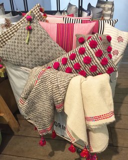 The textiles the women create often feature ancient symbols that are carefully produced on the loom and represent elements of nature. Because of the intense work that goes into each piece, some of them take up to 60 days to produce.