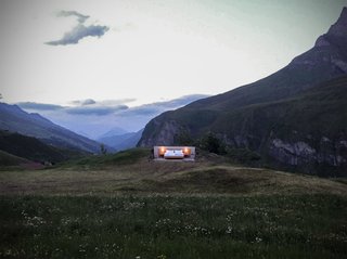 An Open Air Hotel Room in the Swiss Alps - Photo 1 of 3 -