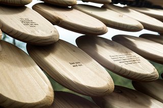 An Organic Cedar Wood Pavilion Filled With Meaning - Photo 3 of 4 -