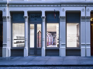 A view of the storefront entrance at 101 Greene Street, in Manhattan's SoHo neighborhood.