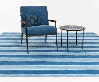 The Limited Edition Denim Chair, designed in collaboration with ABC Carpet & Home, is now available as part of Madewell's "Denim Every Day" campaign through August 16.