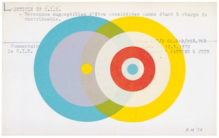 Dutch Graphic Design Master Karel Martens Opens His First Solo U.S. Exhibition - Photo 1 of 4 - Karel Martens, <i>Untitled</i>, 2016. Letterpress monoprint on found card, 5x7.75 inches.