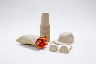 You'll think twice before leaving your belongings behind at the beach this summer when you've got them immortalized in ceramic back at home thanks to Wyatt Little's Beach Stuff.