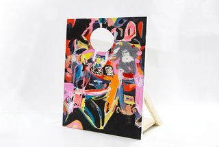 "Have you ever needed to put your head in a painting?" asks artist and Fort Makers cofounder Naomi Clark. Her Painting Hole promises to solves all your faceless-painting problems. "Enjoy your new streamlined painting life hole!"