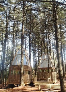 Studio North participants need no prior building experience. Over the course of six days, they create a rural structure. 