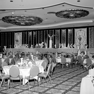 A view of the opening-night banquet, August 5, 1966. 